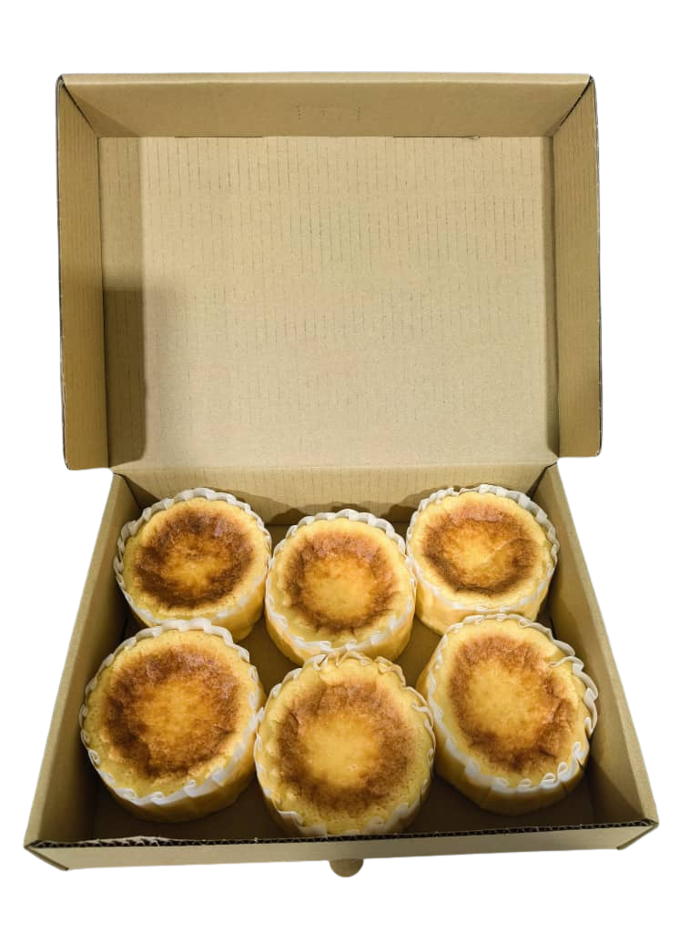 W. 4" Cheesy Cake (Burnt) - 6pcs