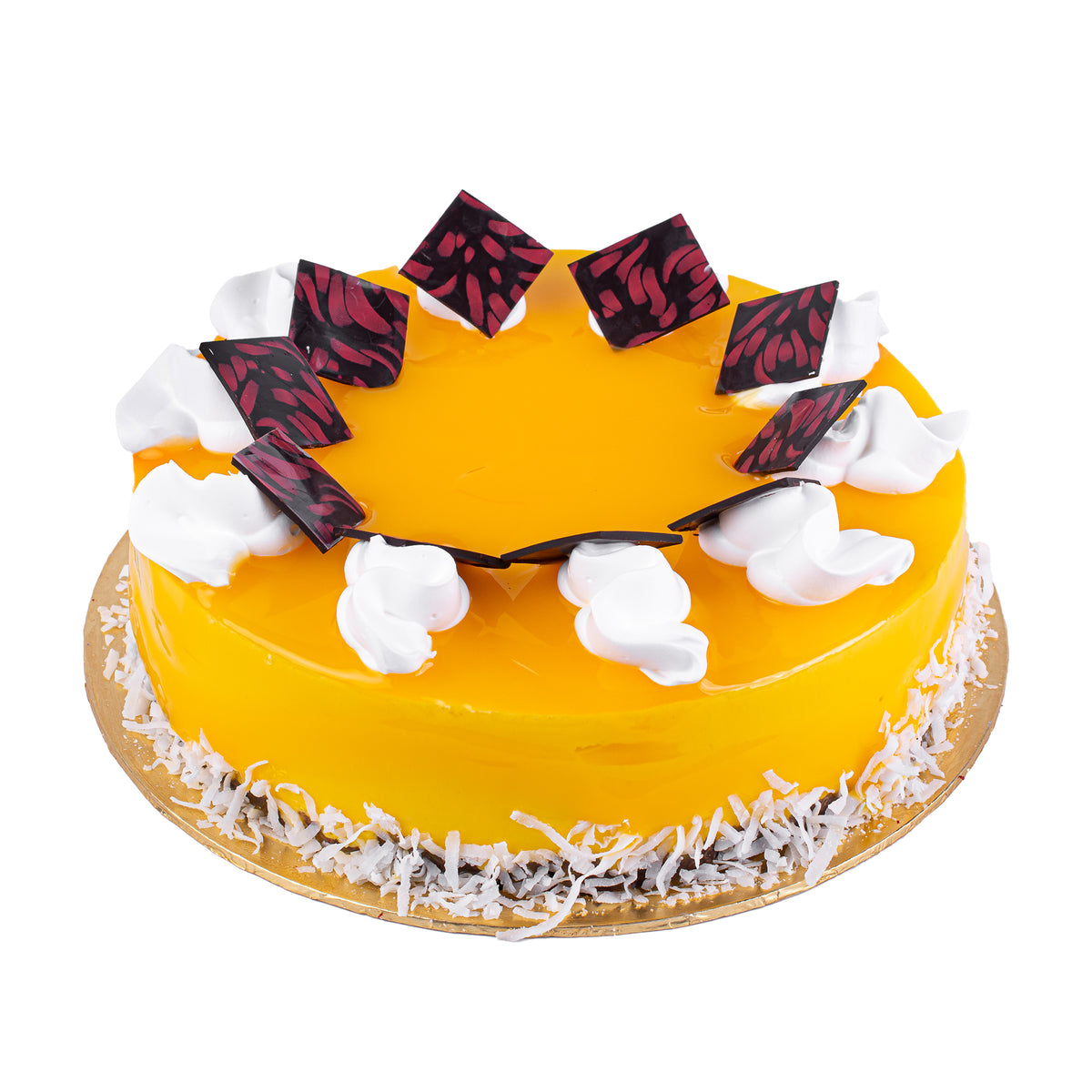 T. 8" Mango Mousse Cake (Tri-sliced)