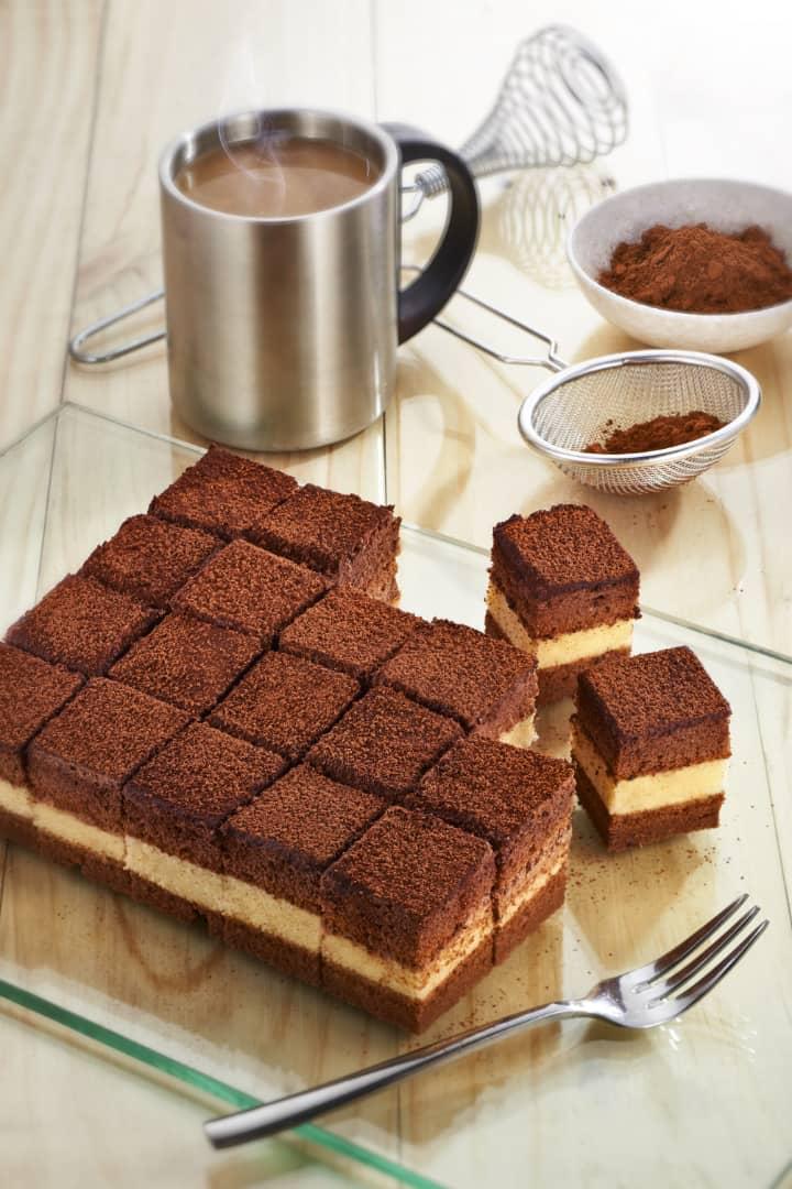 D. Classic Cube Cake - Pre-cut (48pcs)